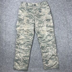 US‎ Air Force Pants Men 32x31 Green Tiger Stripe Camo Digital Utility Trousers